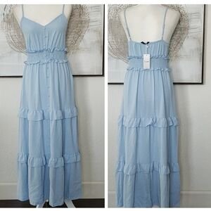 New Pretty Blue Maxi Dress Size S